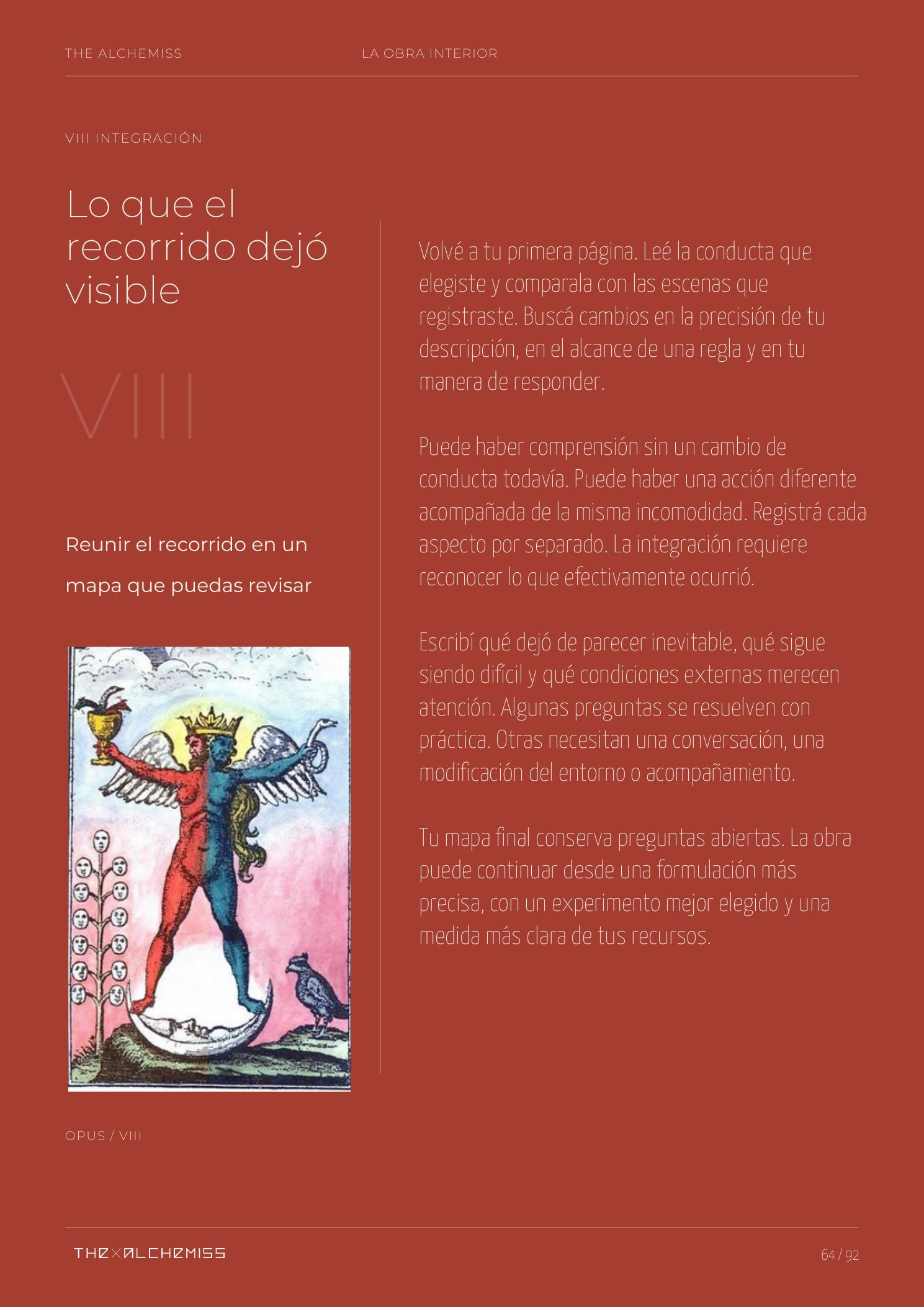 Página de lectura de La Obra Interior