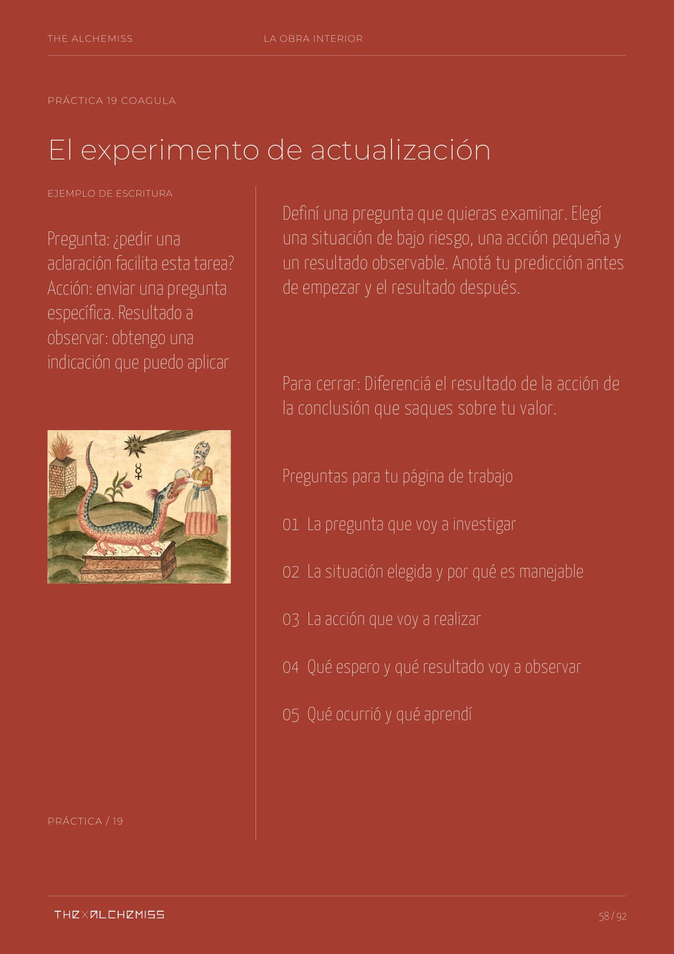 Página de práctica de La Obra Interior